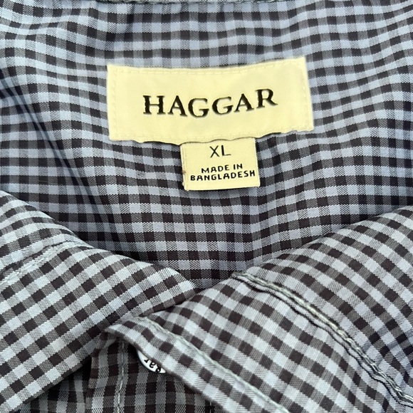 Haggar extra large button up casual long sleeve shirt - Men’s - Picture 6 of 10